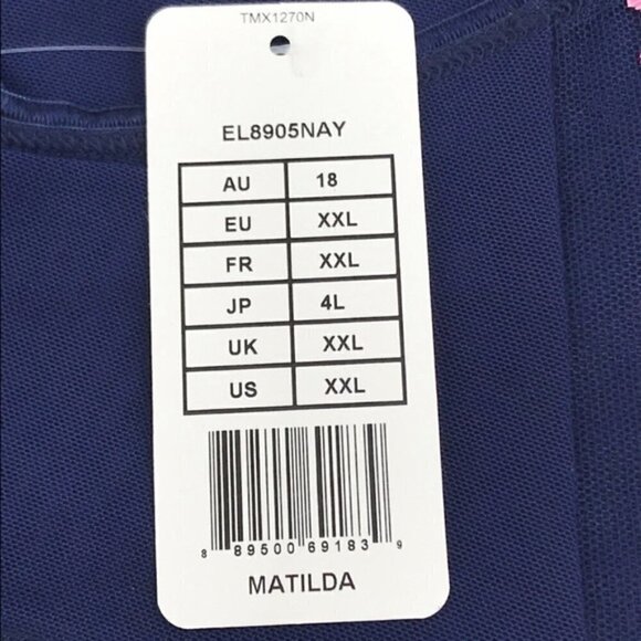 Elomi Matilda Navy Brief Panty 2X EL8905 - Picture 7 of 10